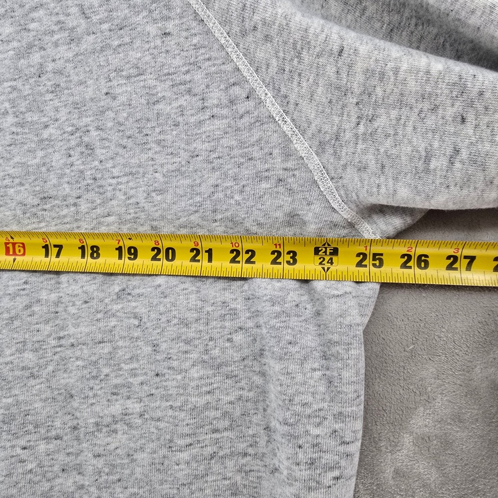 Alex Mill Sweatshirt Mens XL Gray Raglan Sleeve 100% Cotton Crewneck Pullover - Picture 6 of 8